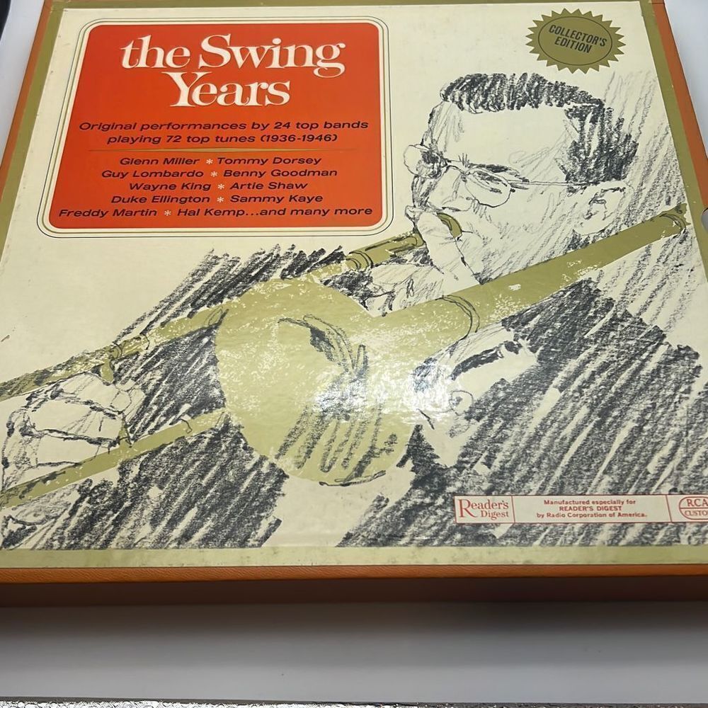 THE SWING YEARS (1936-46) VARIOUS ARTISTS (5LPS) PREMIUM QUALITY USED LP (NM/EX)